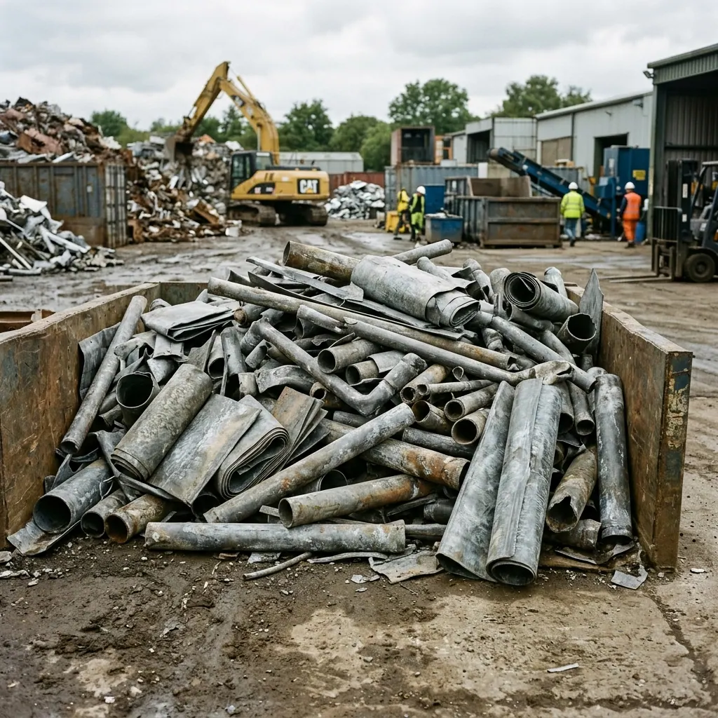Soft lead scrap sheet pipe and flashing recycled at Shine Motor Corporation Sydney